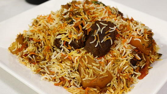 BORI BEEF BIRYANI ( SERVES 1-2 )