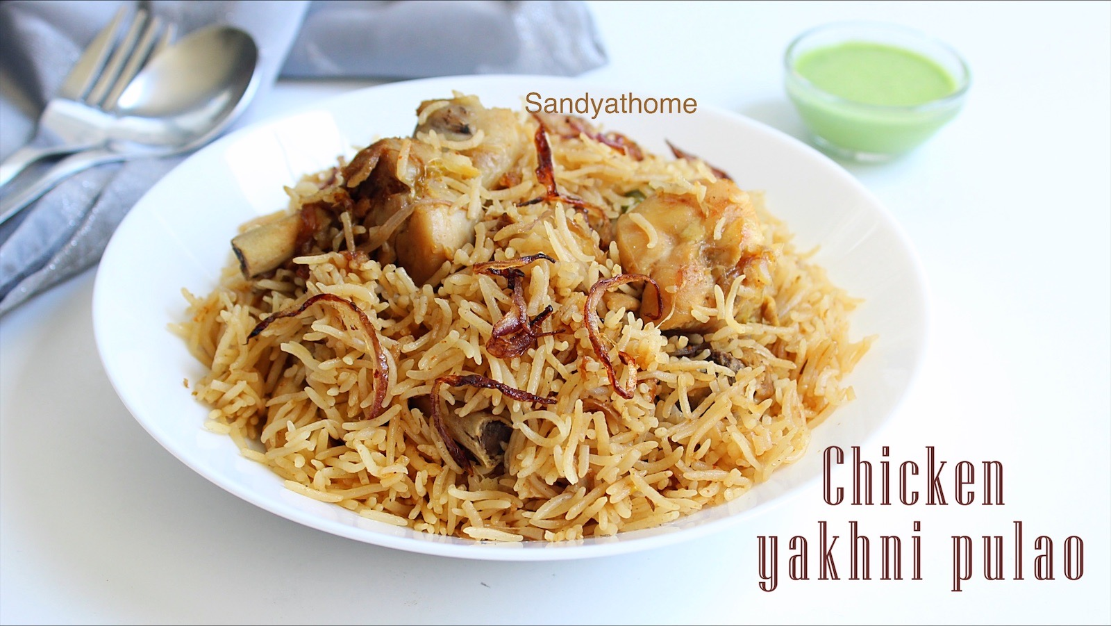 CHICKEN PULAO ( SERVES 1-2 )